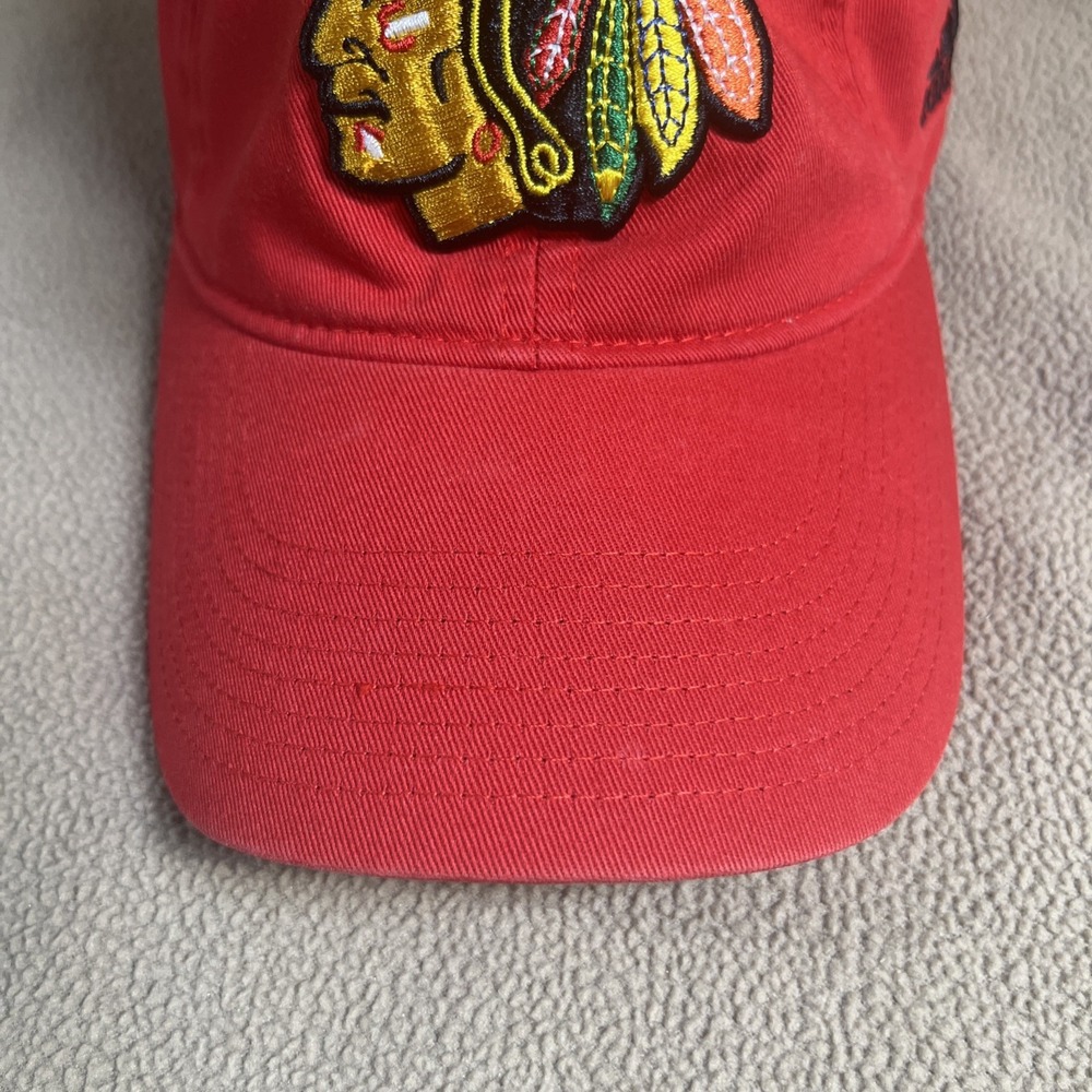 Authentic NHL Headware Collection Adidas. Chicago‎ Blackhawks Hat. Super Flex XL - Picture 6 of 11